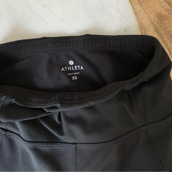 Athleta Black Tight High Rise Leggings Size XS - Picture 7 of 10